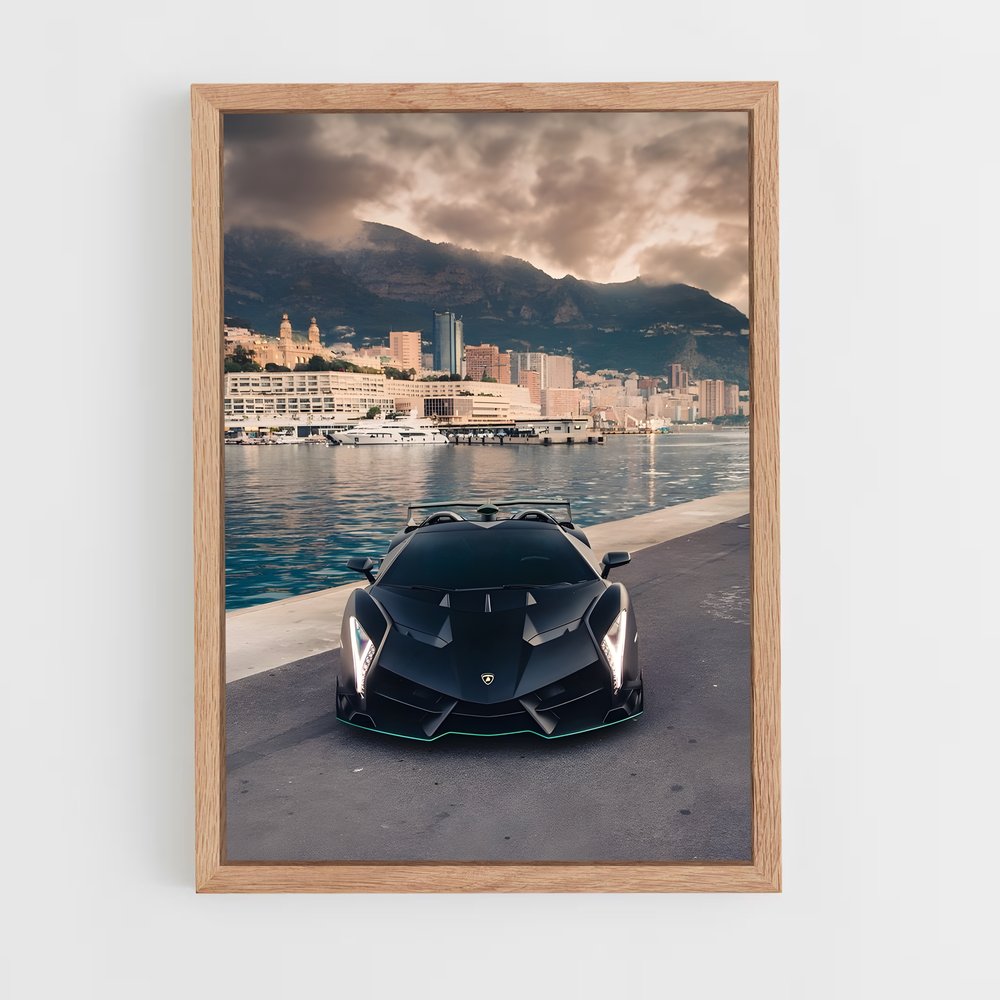 Poster Veneno roadster – affiche Lamborghini (vue 4)